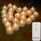 Flickering Flameless 24pcs Led Tea Lights Votive Candles With Remote Control