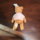 Vtg Avon Breast Cancer Crusade Teddy Bear Bean Bag Plush Toy 6  Pink Shirt 2001