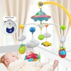 Baby Musical Baby Crib Mobile Toy With Lights  Star Projector   Remote Control