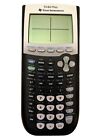 Texas Instruments Ti-84 Plus Graphing Calculator Black Light Scratch With Cover