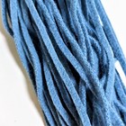 Wool Strips Rug Hooking Blue Ne  323  18  Long  6 Blade Cut 100 Ct  Dorr Mill