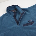 Vtg 90s Patagonia Synchilla Snap-t Pullover Fleece Jacket Coat Mens Size Xs Blue