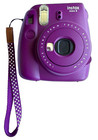 Fujifilm Fuji Instax Mini 9 Purple Instant Film Camera With Travel Case   Lens