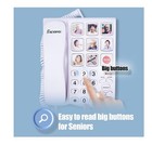 Big Button Phone For Seniors  Corded Landline Phone One-touch