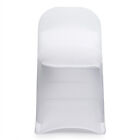 10 Pieces Spandex Folding Chair Covers Wedding  Party Stretch Fitted Slipcover