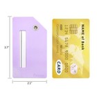 5pack Silicone Luggage Tag With Name Id Card Perfect To Quickly Spot Luggage    