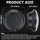 New 7  Inch Led Headlight Drl turn H4 For Harley Davidson Touring Street Glide