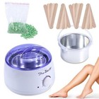 Waxing Kit Wax Heater Warmer Pot Machine Depilatory Wax Beans Body Hair Removal