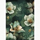 Redesign Prima Emerald Elegance A1 Fiber Decoupage Paper Exclusive Design