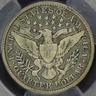 1896 O Barber Quarter - Pcgs F12 - Super Eye Appealing - Jewel Toned - Semi Key