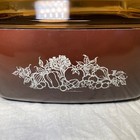 West Bend Autumn Harvest 4 Qt Slow Cooker Crock   Amber Glass Lid No Base As Is
