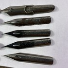 Lot Of 11 Vintage R  Easterbrook Calligraphy Pen Nibs Ink Dip Tips Lettering