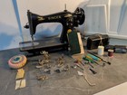 Vintage Superb Condition 1936 Singer Sewing Machine 15-91 With Manual Tested 