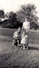 Vintage Photo Old Antique Picture Family Man Lady Couple Kids Boy Girl Children