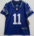 Jaxson Smith-njigba  11 Kids Jersey Blue Retro Jersey Youth Medium Stitched