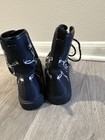 Parked Wire Combat Boots Girls New Black Size 9