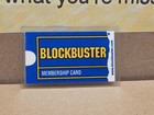 Vintage Blockbuster Movie Membership Card  see Pics  a 