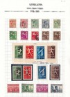 Lithuania Collection 1934 1940 On 5 Sheets Mh used    370    An738