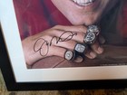      Joe Montana Framed 16x20 Signed Photo Rings Dark Auto Autograph 49ers Jsa Coa