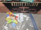 1958 T  Cohn Modern Kitchen Set Metal Toy   880 With Box  broken Peices 