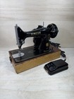 Vintage 1955 Singer 99k Portable Sewing Machine With Pedal  no Top Case  Tested