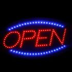 Animated Motion Running Led Business Open Sign   On off Switch Bright Light Neon