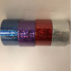 New Prism Holographic Duct Tape 1 89 Inch By 5 Yards Silver Red Purple