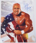 Hulk Hogan Signed Wwe 16x20 Photo Bas Coa Classic Picture W  Usa Flag Autograph