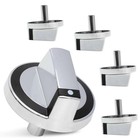 5pcs W10284885 Stove Control Knob Replacement For Whirlpool Range Oven Burner