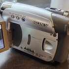 Vtg Sony Handycam Dcr-hc36 20x Optical Digital Video Camera Tested W  Charger