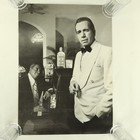 Vtg Movie Poster Casablanca Humphrey Bogart Gordons Gin Movie Poster 22  X 16 
