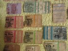 Vintage Concert Ticket Stubs  Zeppelin Rush Yes Heart Styx Kansas Jethro Tull