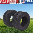 2 Pack 18x6 50-8 Lawn   Garden Mower Tractor Turf Tires 4pr 18x6 5-8 18x6 5x8