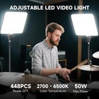 Studio Lights For Video Recording  2-pack 14 Inch Led Video Light Panel Kit