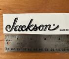 Jackson Usa  Guitar Headstock Logo Raised Uv Dtf Sticker Decal  Black