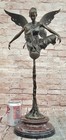 Premium Cesaro Bronze Angel Sculpture Hot Cast Fine Art Collectible