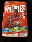 1991 Vintage  Michael Jordan Wheaties  Box With Unopened Sealed Bag Of Cereal 