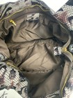 Black brown White Embossed Handbag
