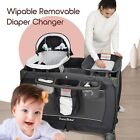 Pamo Babe Deluxe Nursery Center Foldable Playard For Baby   Toddler Bassinet Mat