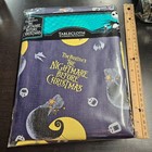 New The Nightmare Before Christmas Round Vinyl Tablecloth 70 Inch Cloth Back