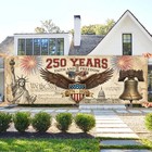 Usa 250th Anniversary Banner American Flag Patriotic