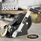 Megaflint Boat Heavy Duty Steel 3500lbs Trailer Hand Hook Two Way Ratchet Crank