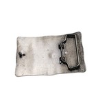 Men s Belt Buckle Silver Tone Engraved Western Style