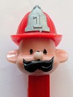 Vintage Pez Candy Dispenser Fireman Mustache No Feet Austria Patent 2 6 1952-67