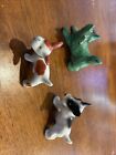 Lot Ceramic Vintage Mini Dogs Japan