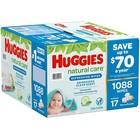 Huggies Natural Care Baby Wipe Refill  Refreshing Clean  1 088 Count 