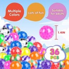 36 Pack Squishy Ball  Stress Balls Bulk For Adults  Mini Stress Balls  Anti-a   