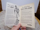 1934 Baseball Sports Library Kellogg s Cereal Premium Booklet
