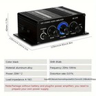 400w 12v 2 Channel Powerful Stereo Audio Power Amplifier Hifi Bass Amp Car Home