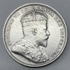 1908 Canada Silver 25 Cents  Ef Detail  Heavy Cleaning  D-1532